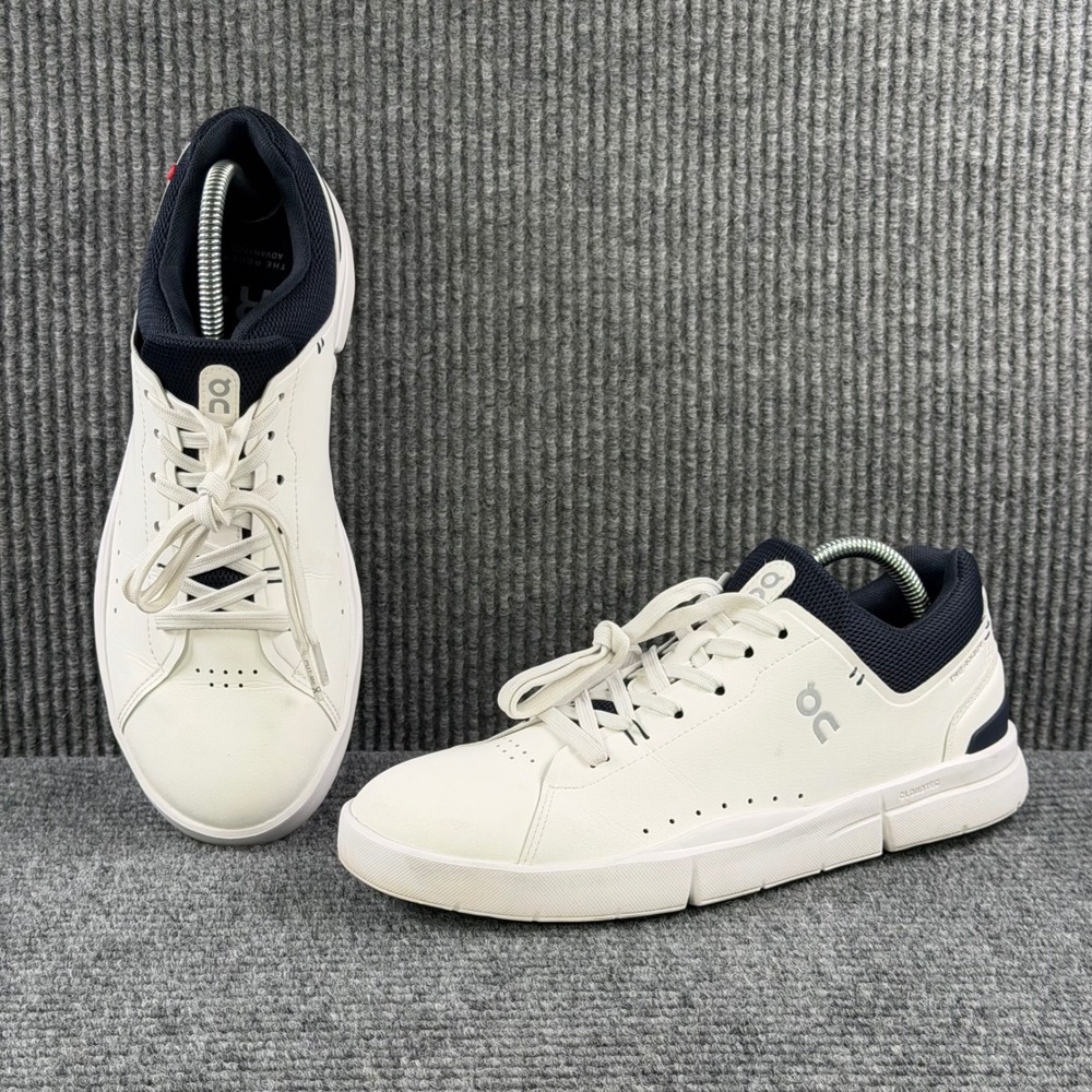 On Running The Roger Advantage White Midnight Sneakers Mens 9 Active Shoes
